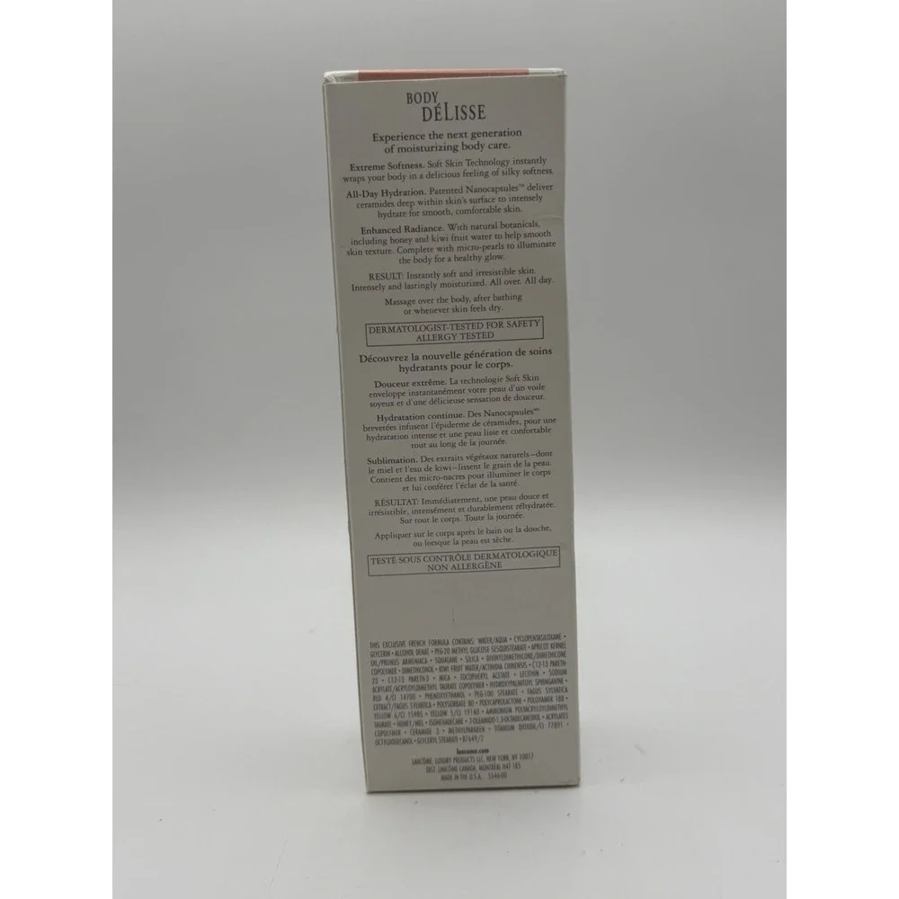 Lancome Body Delisse Moisturizing Lotion 6.7oz Rare HTF New w/ Box Lancôme - Picture 5 of 7